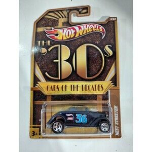 NIP Hot Wheels Cars of the Decade 1:64 Die Cast 1930s Neat Streeter Ford Hot Rod